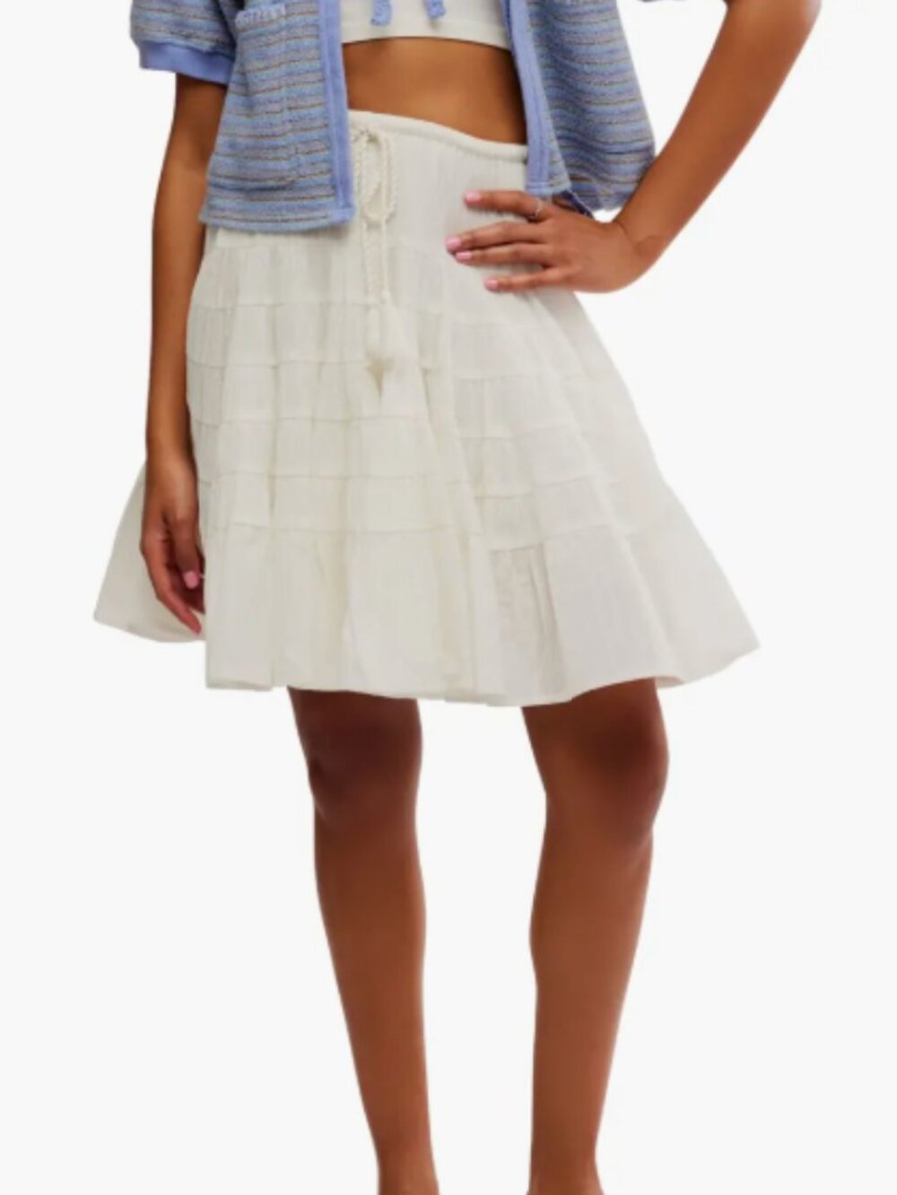 NWT Free People Many Layers Fit and Flare Skirt - New With Tags